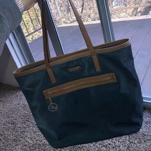 Michael Kors Blue Nylon Purse